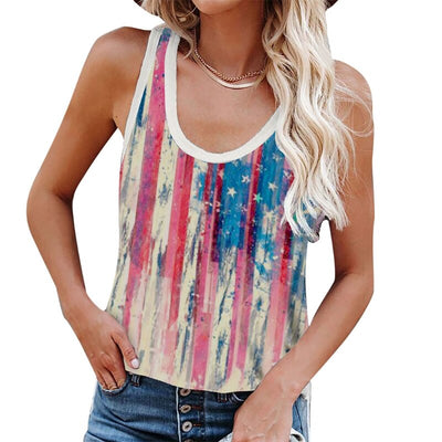 Dames Tanktop Met Vlag Van De VS