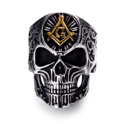 Vintage Vrijmetselarij Ring