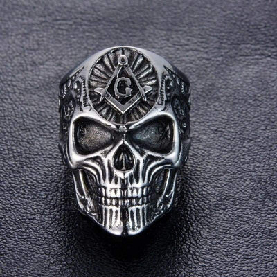 Vintage Vrijmetselarij Ring
