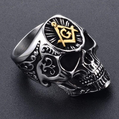 Vintage Vrijmetselarij Ring