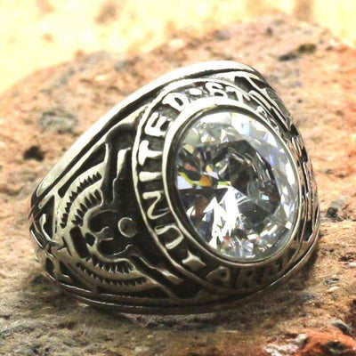 Vintage Militaire Herenring