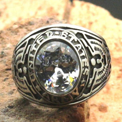 Vintage Militaire Herenring