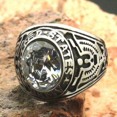 Vintage Militaire Herenring