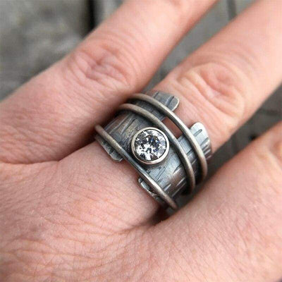 Vintage Indiase Stenen Ring