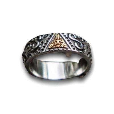 Vintage Discrete Maçonnieke Ring