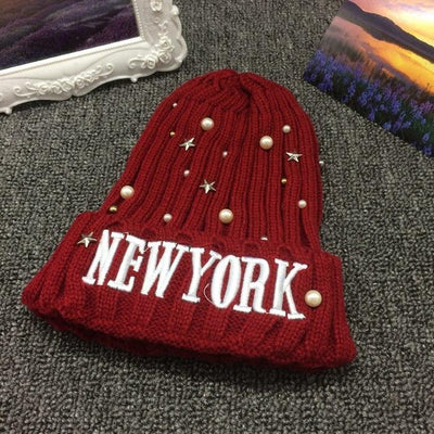 Vintage New York-Muts Voor Dames