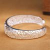 Indiase Zilveren Vintage Bangle Armband