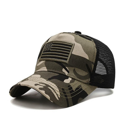 Vintage Cap Met Amerikaanse Vlag