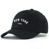 Heren Vintage New York Cap Zwart