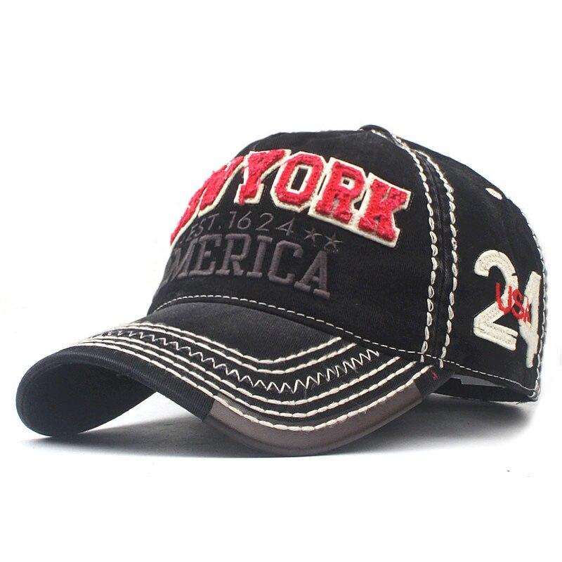 Vintage New York Rode En Zwarte Pet