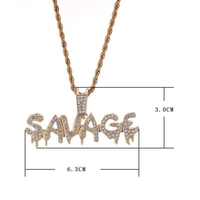 Vintage Bling Bling Rap Ketting