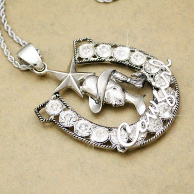 Vintage Westerse Paardenjacht Ketting