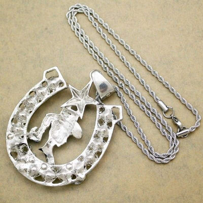 Vintage Westerse Paardenjacht Ketting