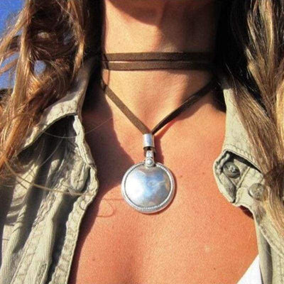 Vintage Hippie Chique Vrouw Ketting