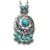 Turquoise Indiase Vintage Ketting