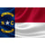 Noord-Carolina Vintage Vlag