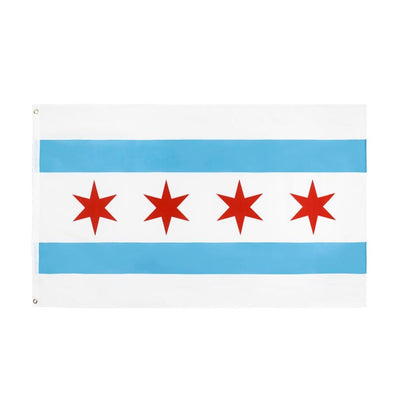 De Vintage Vlag Van Chicago