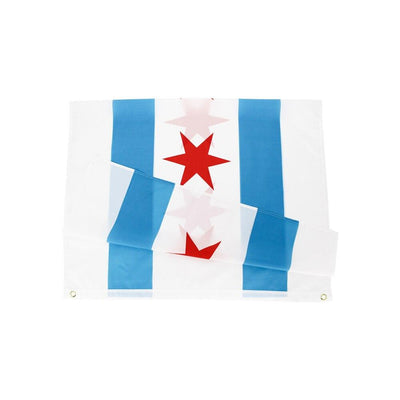 De Vintage Vlag Van Chicago