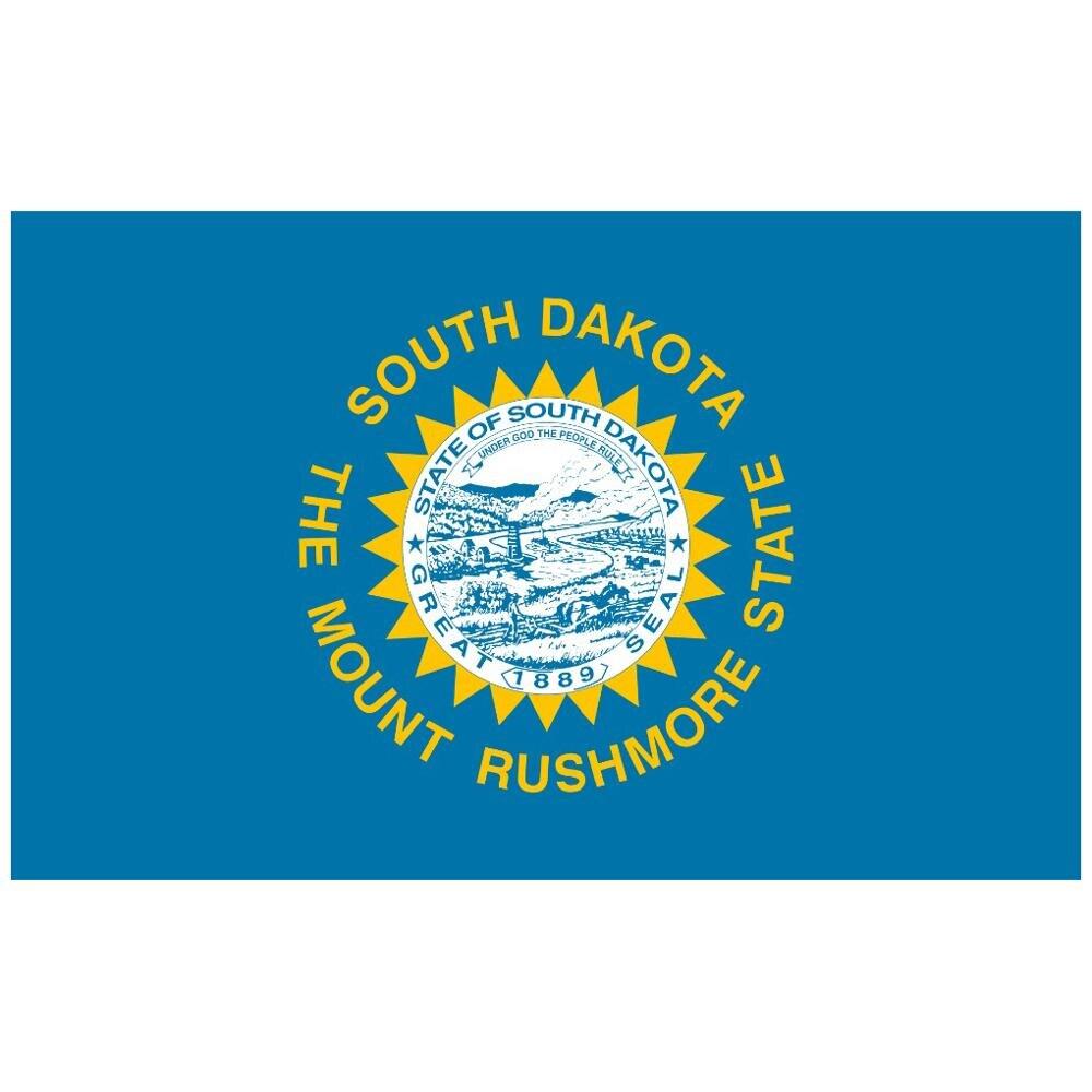 Zuid-Dakota Vintage Vlag