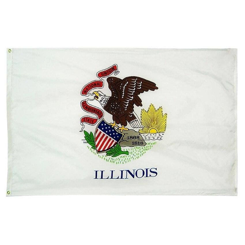 Illinois Vintage Vlag