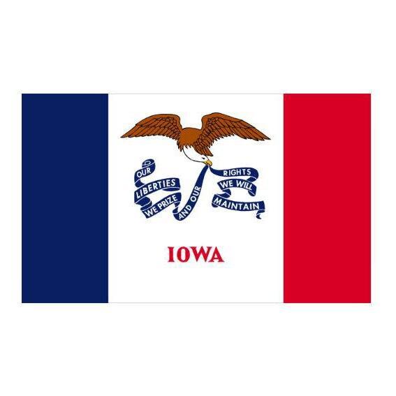 Vintage Iowa-Vlag