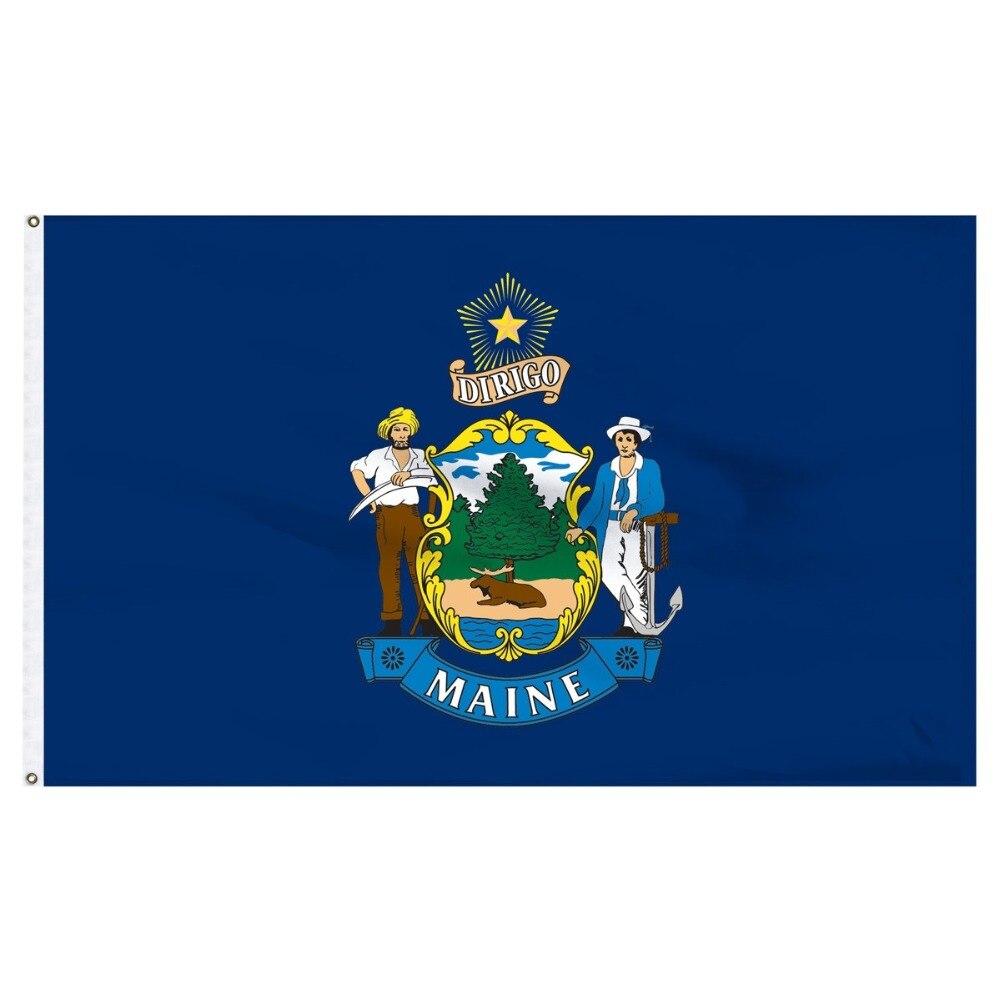 Maine Vintage Vlag