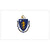 Massachusetts Vintage Vlag