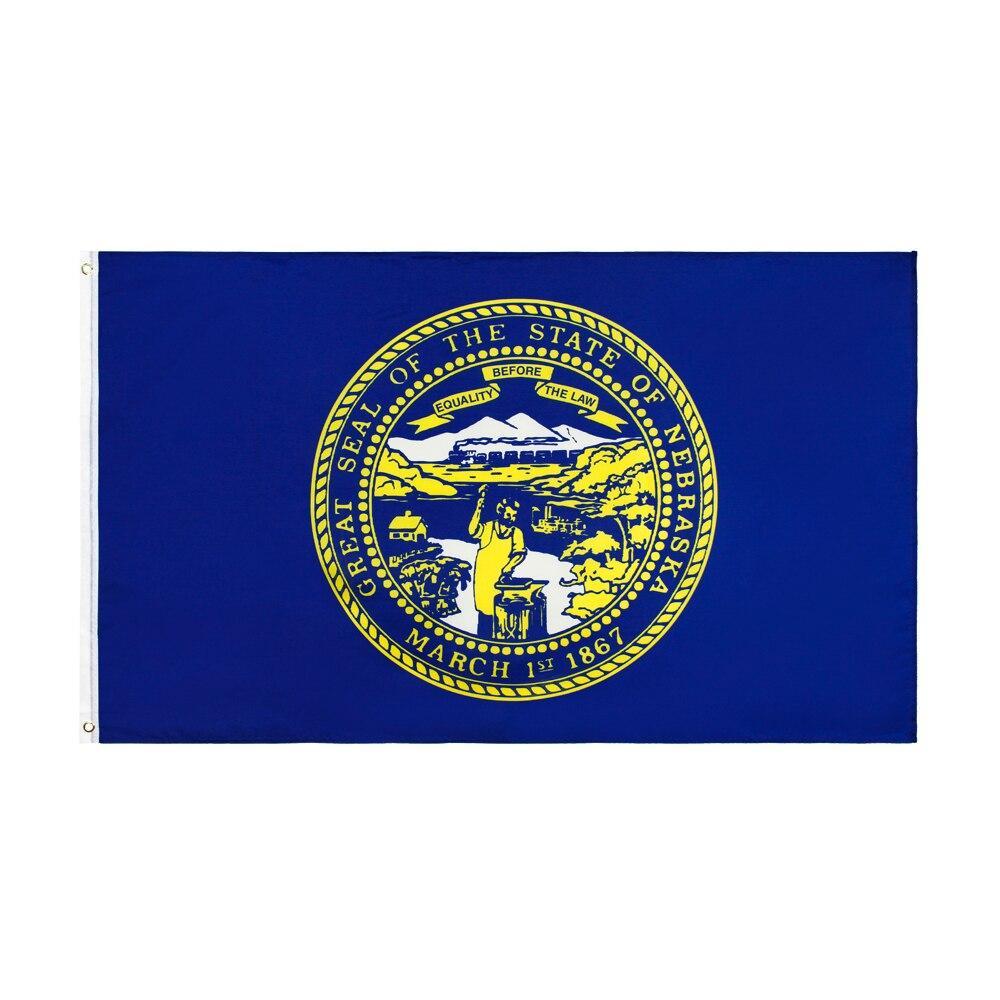 Nebraska Vintage Vlag