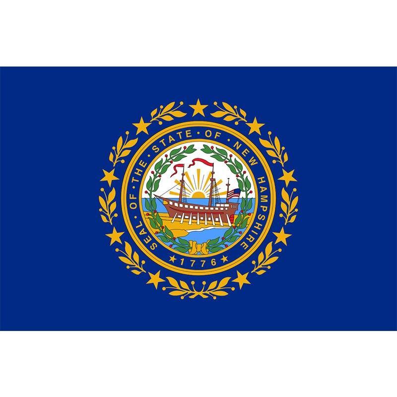 Vintage Vlag Van Newhampshire