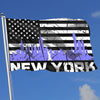 Vintage Vlag Van De Stad New York