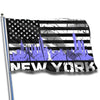 Vintage Vlag Van De Stad New York