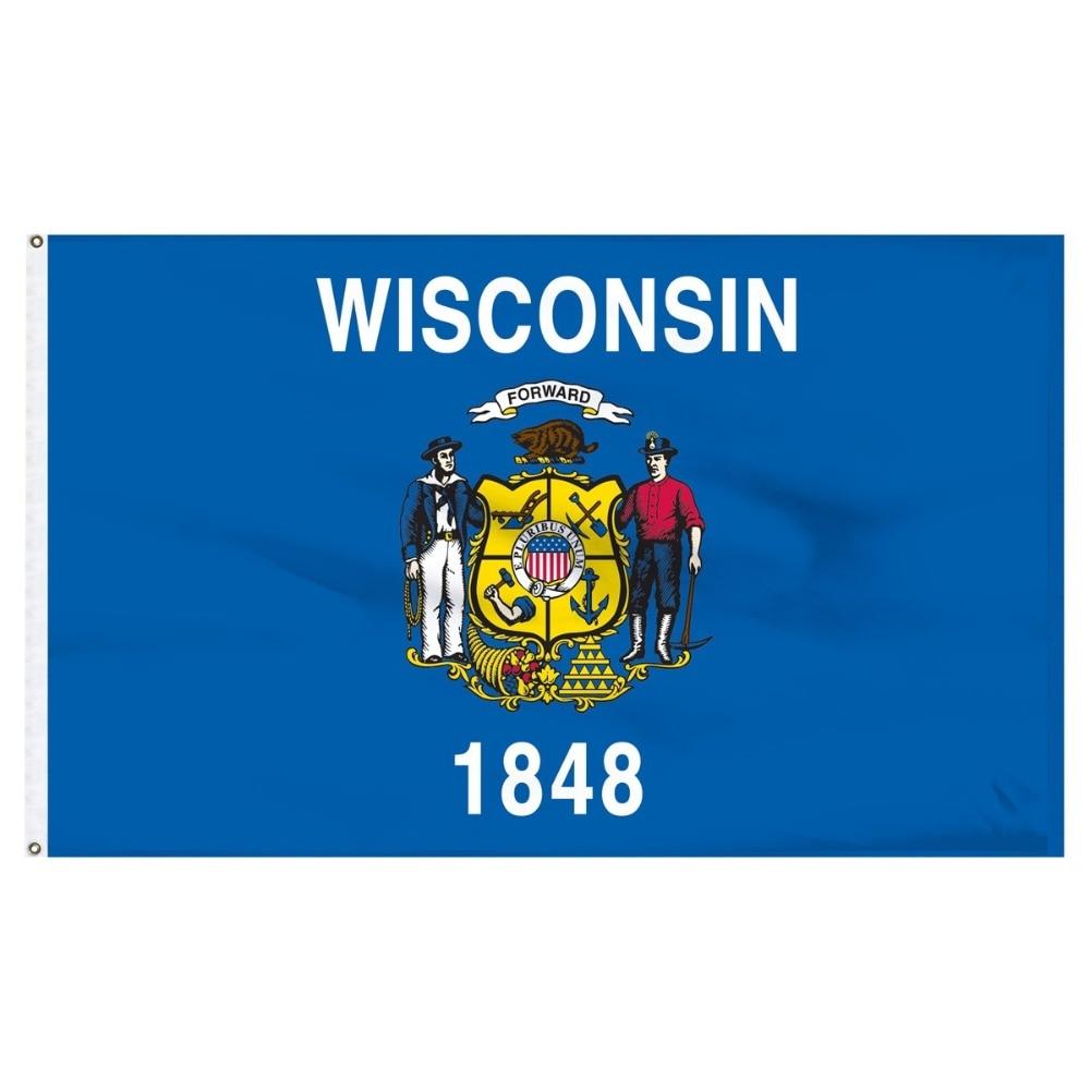 Wisconsin Vintage Vlag