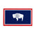 Vintage Wyoming-Vlag