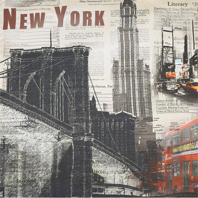 Vintage New Yorkse Sjaal