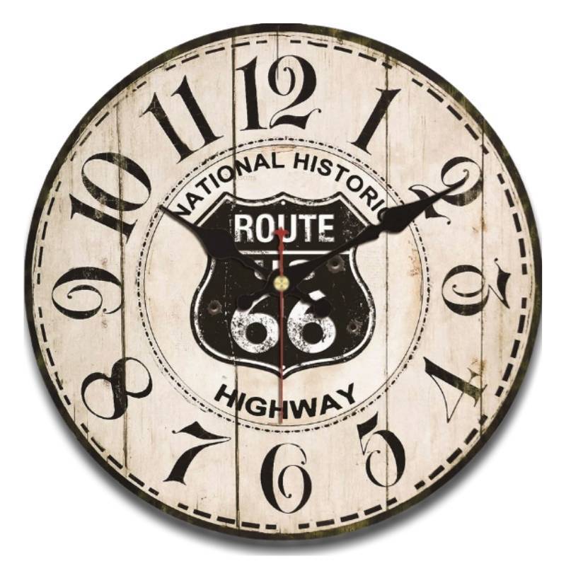 Uitstekende Route 66 Klok