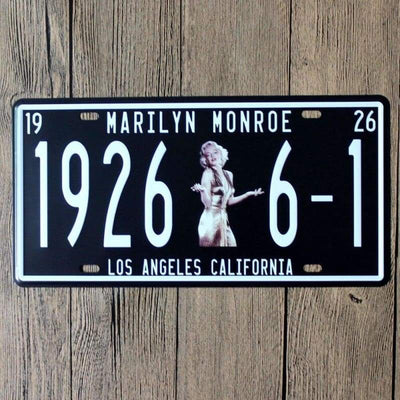 Vintage Bord Van Marilyn Monroe