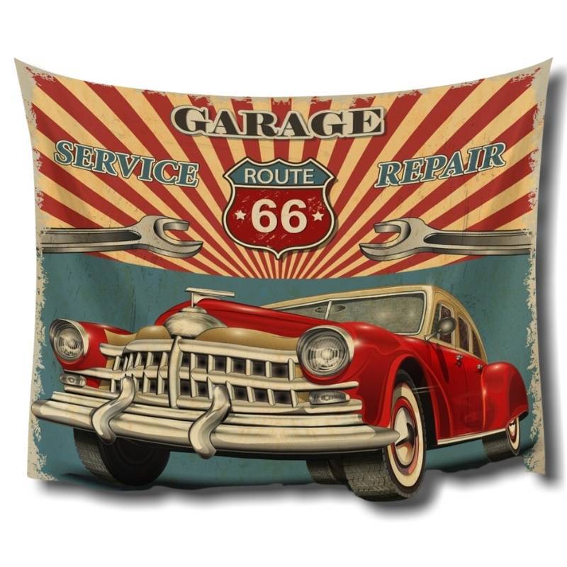 Vintage Route 66 Tafelkleed