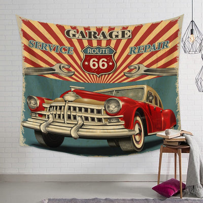 Vintage Route 66 Tafelkleed