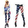 Vintage Broek Met Vlag Van De VS