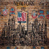 Vintage Bakstenen Behang Uit New York