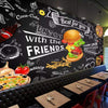 Vintage Fastfood Behang