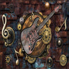 Vintage Rockmuziek Behang