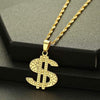 Vintage Dollar Gouden Hanger