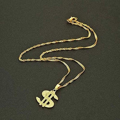 Vintage Dollar Gouden Hanger