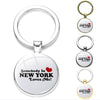 Vintage Ik Hou Van New York Sleutelhanger