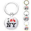 Vintage Ik Hou Van New York Sleutelhanger