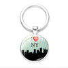 Vintage Ik Hou Van New York Sleutelhanger