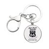 Vintage Route 66 Sleutelhanger