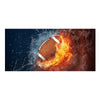 American Football Speler Vintage Handdoek