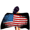 Vintage Strandlaken Met Amerikaanse Vlag